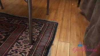 Petite Ali Jones Strips, POV Hard Creampie Fuck