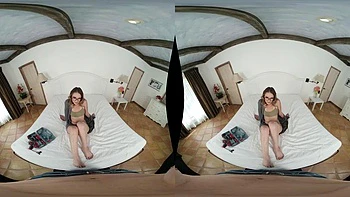 Suce brûlante VR et chevauchée doggy