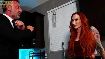 Sophia Locke breaks couple’s tension with rimjob and toy play