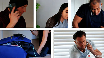 Lucky Seven: Lesbian Kisses and Big Tits