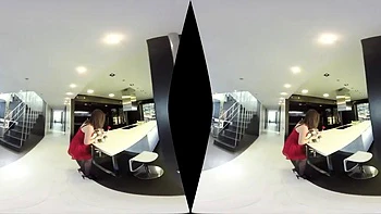 Heart Gives Blowjob, Rides Cowgirl and Doggy in 3D VR