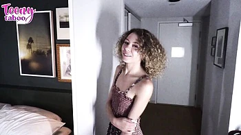 Allie Addison's small tits creampie smut by Teeny Taboo