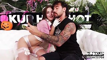 Voluptuous Nade Nasty Gets Rough Hardcore Blowjob