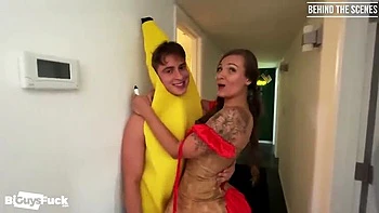 Virgin Lucas Walker Gets Rough Threesome Fuck