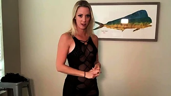 Vicky Stark Sexxxy Black Dress Try On