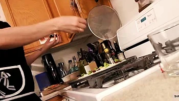 Office Pizza Party Milf Sinn Sage Fucked
