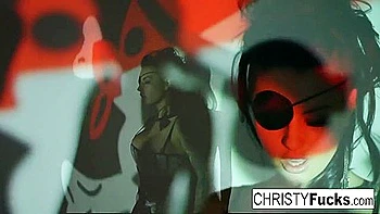 Christy The Pirate Fucks Her Tight Wet Pussy