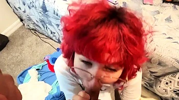 Dino Nuggiess blowjob POV con gran facial