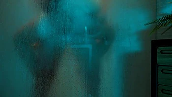 Adolescente asiática morena fodida no chuveiro