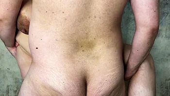 Shy Chubby MILF Mari Double Penetrated Bareback Creampie