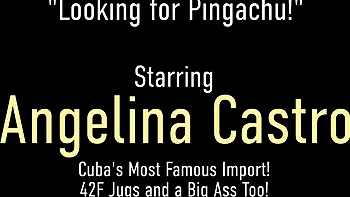 Angelina Castro's big tits and ass latina blowjob
