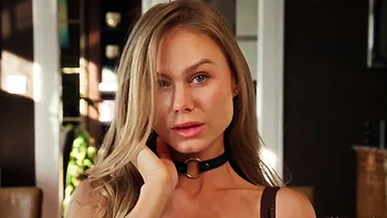 NancyLove Blonde babe in stockings solo