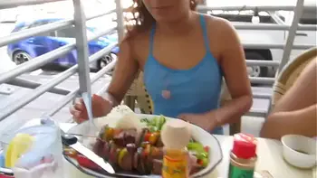 Toticos.com Fucking around on Collins ave in South Beach Miami (Sarah Lace, Violet Rae, Shimmy Cash)