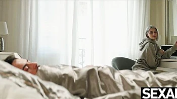 Francis X and Christy White suck nipples, ride cock