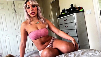 Luna Luxe Fucks Step Sister POV Blowjob