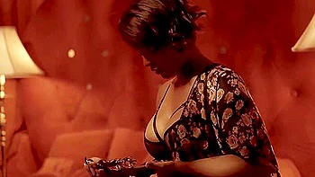 Brunette Ebony Sucks Big Cock and Gets Anal Fingered