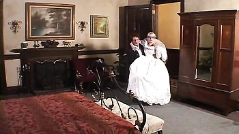 Blonde Shaved Pussy DP Threesome and Ass-to-Mouth