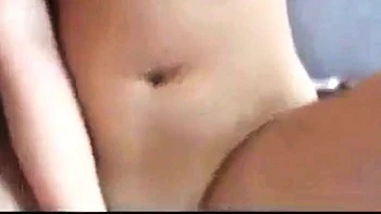 German teen drenched in cum on tits, still horny