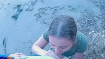 Stepson cheats with stepmom on the beach