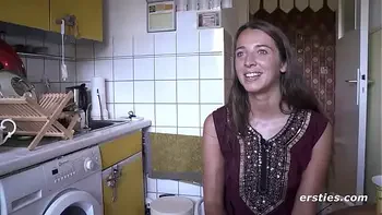 Ersties: Sexy Brunette Babe Gets Wet While Masturbating