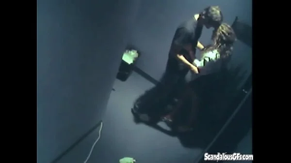 Dick sucking office ho rides cleaners cock