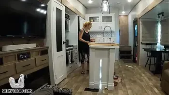 Stepmom Persuades Lazy Stepson - Shiny Cock Films