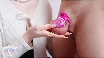 Trained My Chastity Sub To Cum Whenever I Want