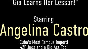 Busty Gia Love and Sara Jay Fuck in 3-Girl Threesome