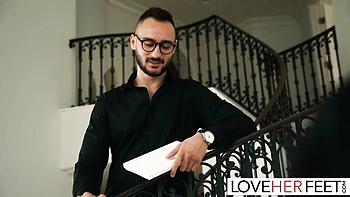 Maya Farrell's Sexy Footjob and Ankle Grab Fun