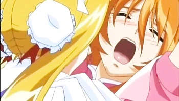 Blonde Anime Babe Gets Hardcore BJ