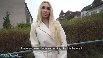 Public Agent Tattooed Blonde MILF POV Doggystyle and Cowgirl in Basement