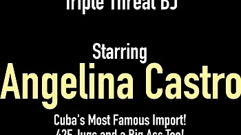 Angelina Castro's Fat Cuban Tits Interracial Fuck
