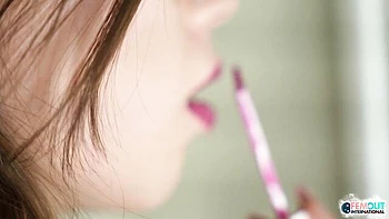 Trans Wench Solo Masturbates with Dildo and Plug