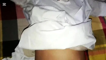 Bangladeshi Fucks College Girl in Friend's Room - Desi Threesome Blowjob & Doggy