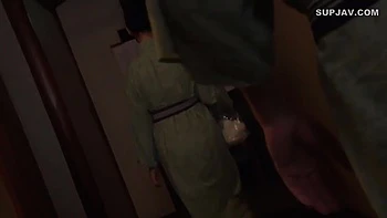 Asian Big-Tits Threesome Creampie in Hot Spring Bath