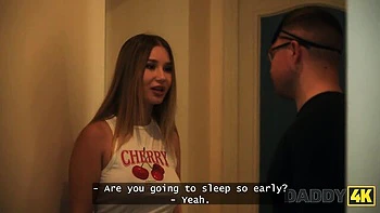 David Fucks Hot Blonde Cheating with Feet Job