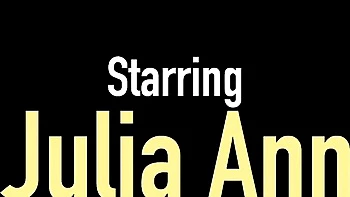 Julia Ann's Huge Fake Tits Busty Cougar