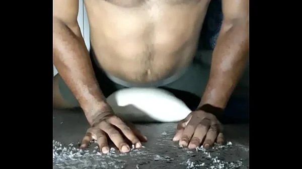 Muscular Male Humping Pillow Desperate To Fuck