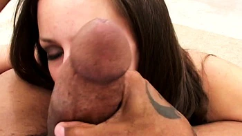 Tan Stud Sucks His Huge Cock POV