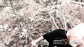 Big Tits German Babe Fucked Outside Public