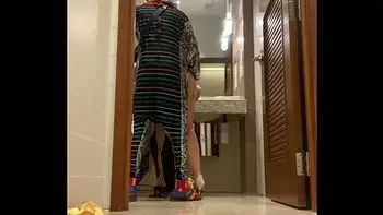 Milf Lila Lovely Sucks And Fucks Gibby The Clown In A Public Bathroom