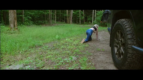 Four-Wheel Ass Driving, with submissive PAWG Rebel Rhyder -- extreme anal riding while overlanding, with hard anal and ass to mouth