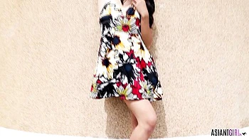 Flawless Asian Tgirl Solo Masturbation