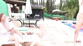 Busty Milf Fucks Big Ass on Steamy Date