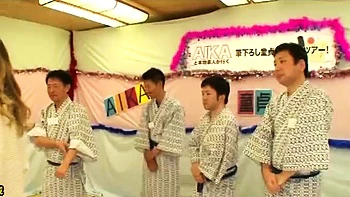 Japanese babe sucks cock before deep doggystyle fuck