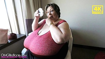 Horny 70-Year-Old Granny with Big Saggy Tits