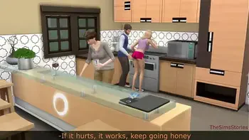 Sims 4, Stepfather seduced and fucked his stepdaughter