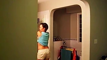 Asian MILF's Big Ass Caught on Hidden Cam
