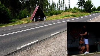 Risky Public Sex: Milf Flashing, BJ & Orgasms Caught