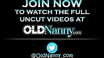 Chubby Granny Fucks Teen Lover with Strap-On